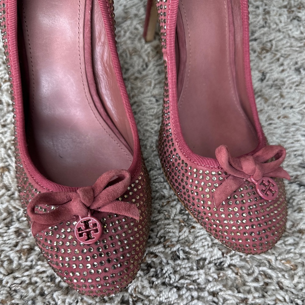 TORY BURCH | Studded Crystals Heels | 9.5 - Picture 5 of 8